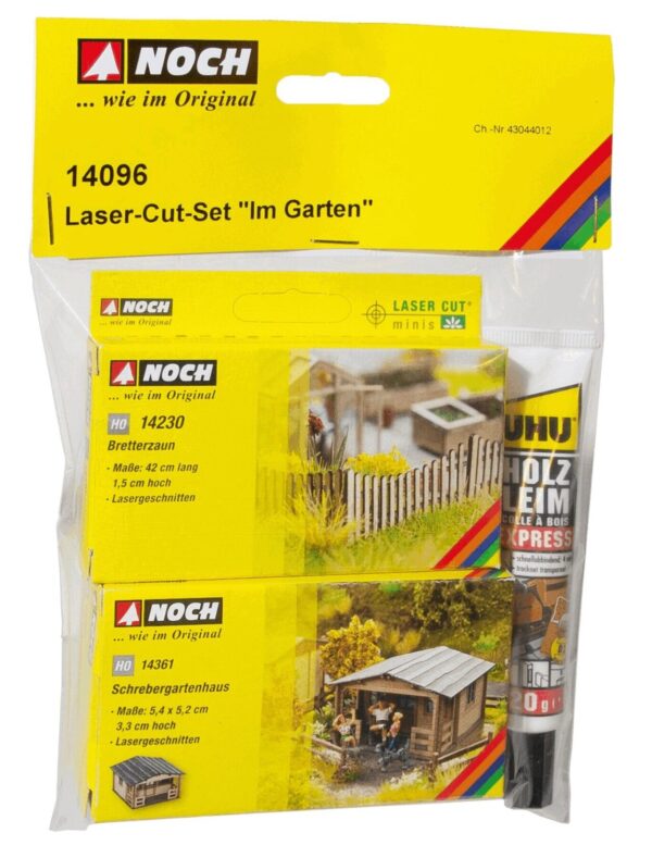 Noch 14096 <br>H0 Laser-Cut-Set "Im Garten" | 14096