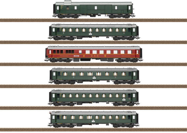 Trix 23629 <br>Schnellzugwagen-Set der Einheitsbauart 1928 bis 1930 | 23629