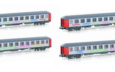 LS Models LS98099N 4LS Models 98099N Spur N 4-tlg Set Liegewagen der Snälltaget, Epoche VI