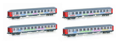 LS Models LS98099N <br>4LS Models 98099N Spur N 4-tlg Set Liegewagen der Snälltaget, Epoche VI | 98099N