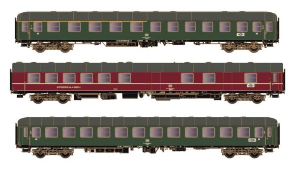 Hobbytrain H43036 <br>3ER SET PERSONENWAGEN DB, EP.IVA, D1213 | 43036