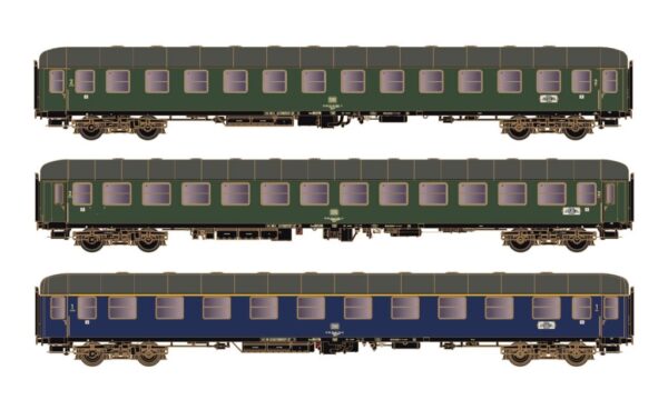 Hobbytrain H43040 <br>3ER SET PERSONENWAGEN DB, EP.IVA, D1213 | 43040