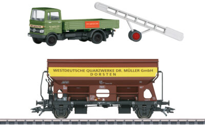 Märklin 46302 Wagen Westdeutsche Quarzwerke Schwenkdachwagen Tdgs