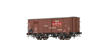 Brawa 49867 <br>GEDECKTER GÜTERWAGEN G10 “LAMBERTZ“ DER DB | 49867