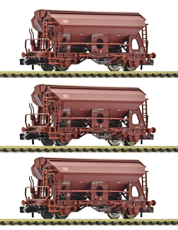 Fleischmann 830358 <br>3-tlg. Set: Schwenkdachwagen, DB AG | Fleischmann 830358