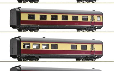 Roco 6200003 4-tlg. Set: Mittelwagen zum Gasturbinentriebzug BR 602, DB