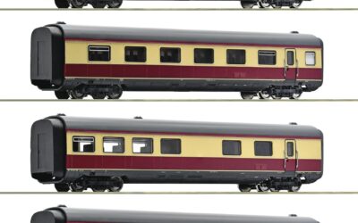 Roco 6220003 AC 4-tlg. Set: Mittelwagen zum Gasturbinentriebzug BR 602, DB