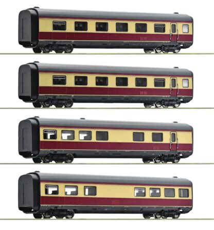 Roco 6220003 <br>AC 4-tlg. Set: Mittelwagen zum Gasturbinentriebzug BR 602, DB | Roco 6220003