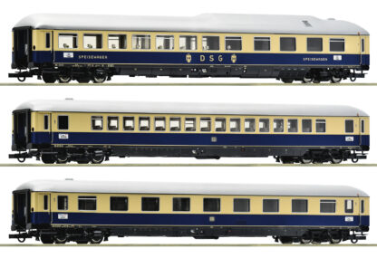 Roco 74049 <br>3-tlg. Set 2: F 21 „Rheinpfeil“, DB | Roco 74049