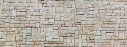 Noch 56642 <br>3D Kartonplatte Kalksteinmauer beige 250 mm x 125 mm | 56642