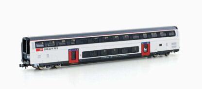 Hobbytrain H25121 <br>IC2020 DOSTO-WAGEN, 2.KL. SBB, EP.VI, REFIT | H25121 3 1024x454 1