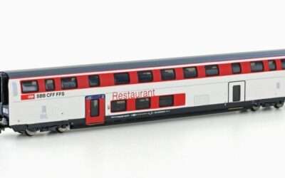 Hobbytrain H25124 IC2020 DOSTO-WAGEN, RESTAURANT SBB, EP.VI, REFIT