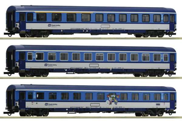 Roco 6200002 <br>3-tlg. Set: Eurofima-Wagen, CD | Roco 6200002