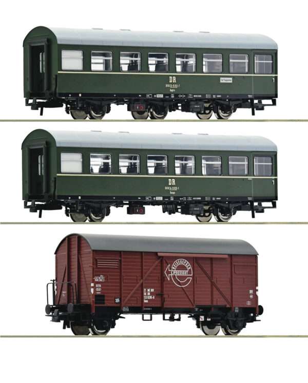 Roco 6200010 <br>3-tlg. Set 2: Personenzug, DR | Roco 6200010