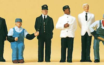 Preiser 10452 H0 Figuren Personal US-Personenzug